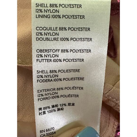 Free People Pink Sequin Dress Party Mini Spaghetti Strap Shift Size 14 - Picture 5 of 15